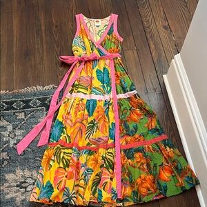 FARM Rio Vibrant Tropical Maxi Dress